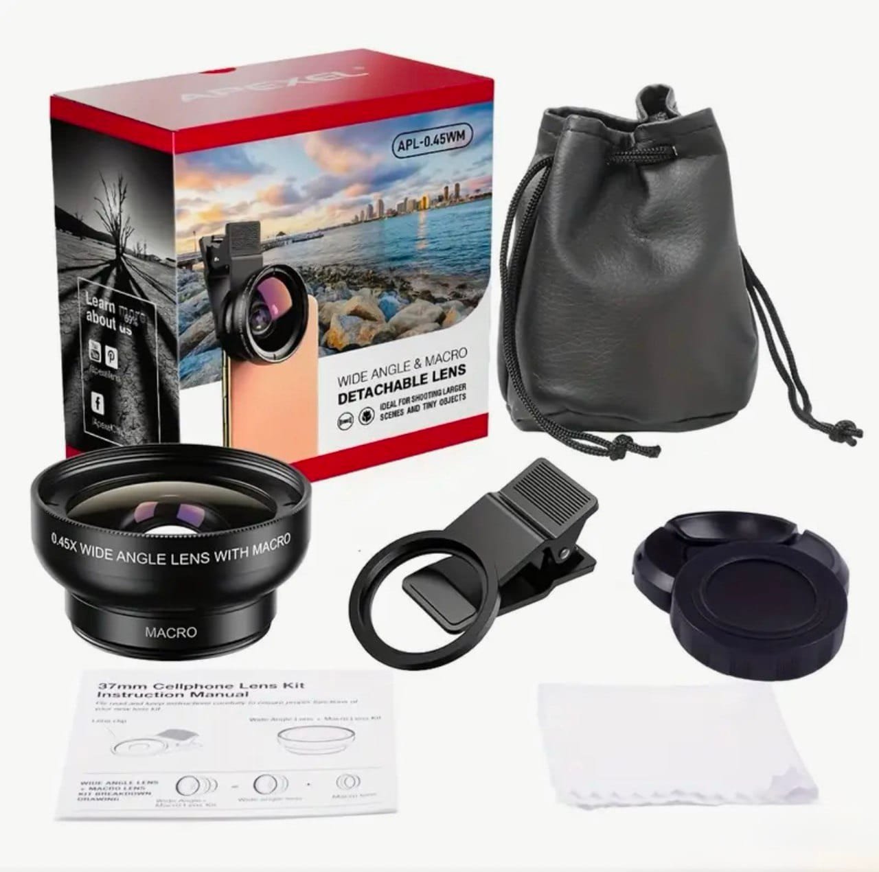 עדשות Apexel 2-in-1 Lens Kit — изображение 2
