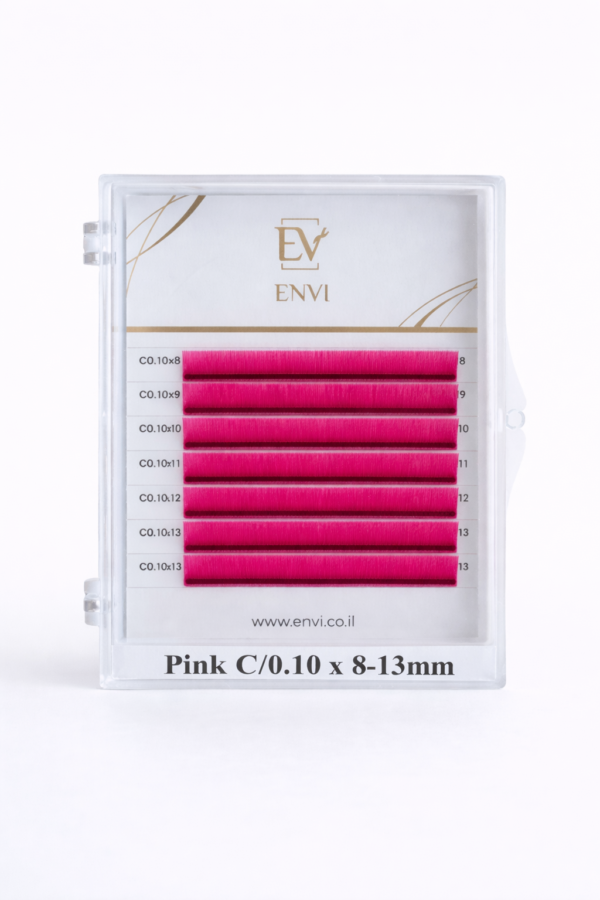 פלטת ריסים ורודים ENVI Pink