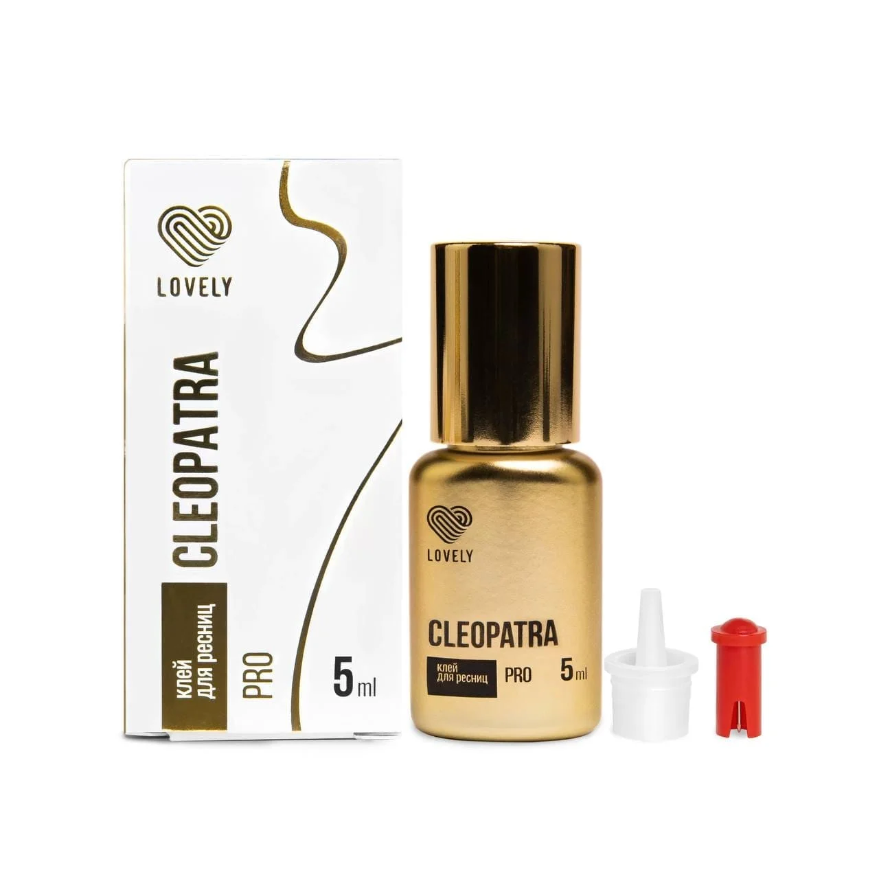 דבק שחור Lovely "Cleopatra" 5 מ"ל