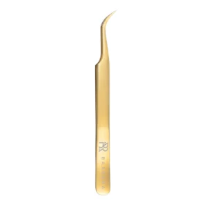BARBARA Gold Touch פינצטה סופר מדויקת מעוקלת