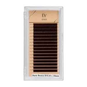 ריסים חומים ENVI Dark Brown — 16 שורות — ENVI